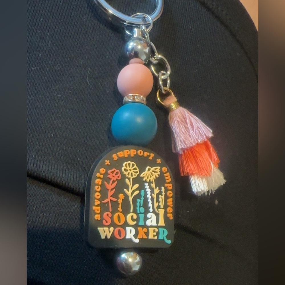Social Worker keychain